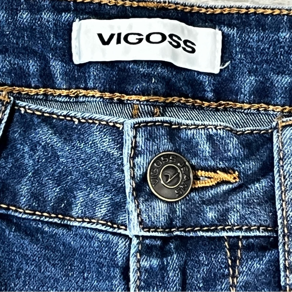 Vigoss ACE Strait Leg Jeans Women’s Size 26 Blue Retro Casual Trending Essential - Picture 7 of 10